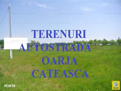Teren AUTOSTRADA - OARJA- CATEASCA, diverse suprafete