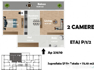 2 camere decomandat/ comision 0 / Decebal / Lux