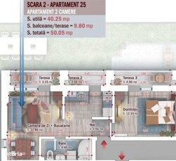 AP CU 2 CAM. TIP STUDIO ,BLOC P+4 , PARC TEILOR,STB // PALLADY