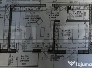 Apartament 2 camere 53mp, etaj intermediar, bloc nou, zona O