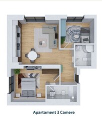 COMISION 0% Apartament 2 camere Cortina 126 Iancu Nicolae Jolie Ville