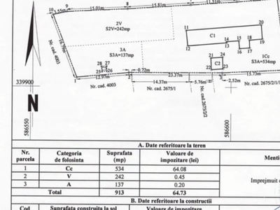 1829. Ocazie! Teren Intravilan de Vanzare in Otopeni-Central