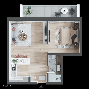 Vând apart nou Green Residence Oradea 68000 + TVA 5%