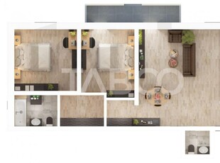 0% Comision Apartament de vanzare cu 3 camere balcon si loc de parcare