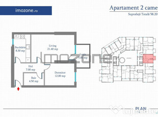 Apartament 2 Camere | 58 mp | Bloc Nou | Metrou Pacii / P...