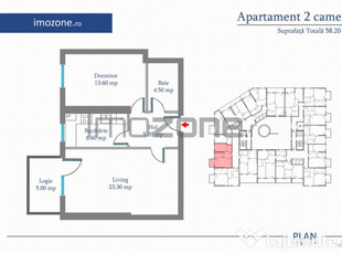 Apartament 2 Camere | 58 mp | Bloc Nou | Metrou Pacii / P...