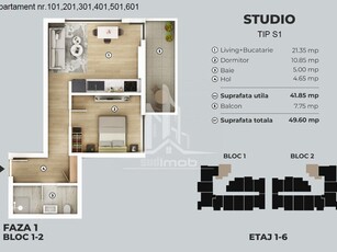 Apartament 2 camere Metrou Berceni 2 camere tip studio