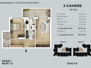 Apartament 2 camere Popesti Leordeni apartament 2 camere La cateva minute d