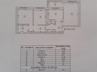 Apartament 3 camere situat in zona ICIL