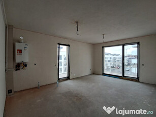 Apartament 56 mp semifinisat, terasa 20 mp, zona Eroilor in Floresti