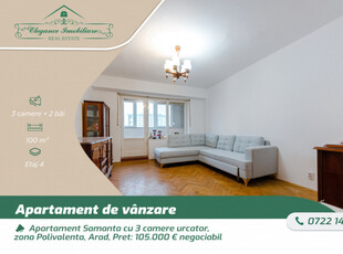 Apartament samanta cu 3 camere urcator