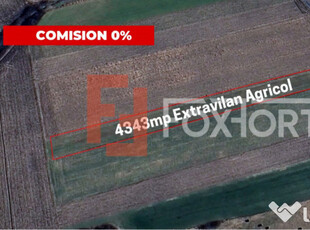 COMISION 0% Teren extravilan agricol, Utvin - 4343 mp