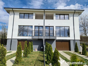 Duplex 163+27mp terasa la cheie, teren 450 mp, finisaje lux,