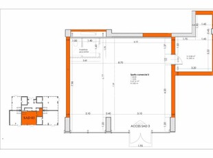 Spatiu comercial 79 mp, zona Lipovei