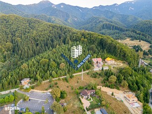 Parcele intravilan in Bran, 1000 - 6000 mp, vedere către Muntii Bucegi