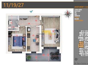 Titan-Theodor Pallady 2 camere decomandate Loc Parcare BONUS