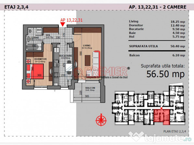 2 camere Sector 4-Grand Arena