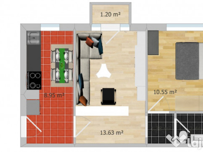 Apartament 2 camere zona Micro 15