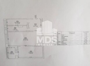 Apartament cu 2 camere linga piata