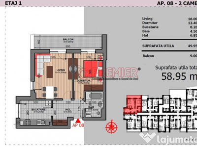 2 camere decomandat - Postalionului - Berceni - sector 4