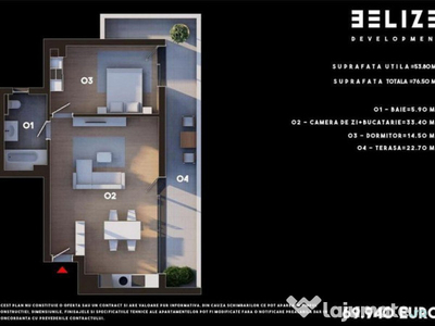 APARTAMENT 2 CAMERE BLOC FINALIZAT TERASA 22 MP