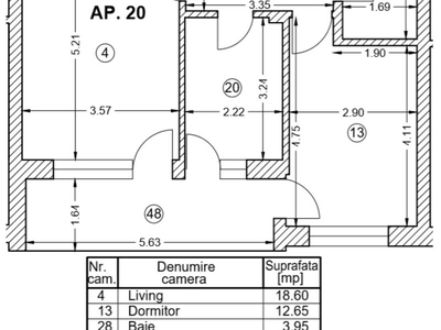 Apartament 2 camere Grand Arena, Brancoveanu, apartament 2 camere