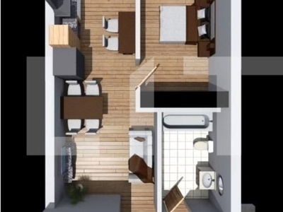 Apartament de 2 camere, 46.11mp mp,bloc nou, zona Corneliu Coposu