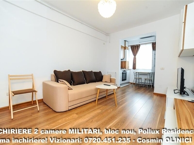Inchiriere apartament 2 camere Militari Residence, Pollux Residence