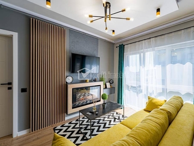 Vanzare apartament 3 camere finisat si mobilat modern, cu terasa, Floresti