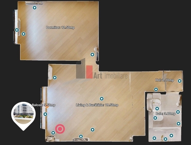 Apartament 2 camere finisat lux - Cortina North