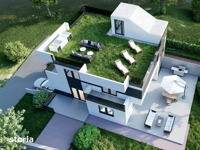 Casa individuala moderna cu 5 camere semifinisata, 270 mp utili, Felea