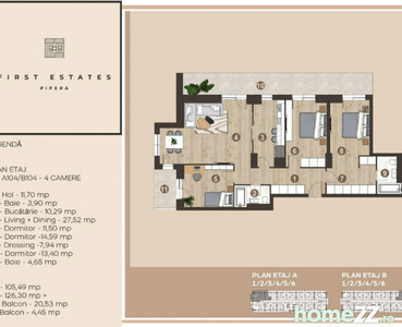 First Estates Pipera - Apartament 4 camere