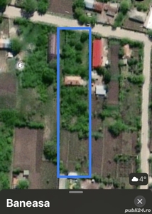 Propieter vând teren intravilan in Comuna Băneasa, Jud Giurgiu