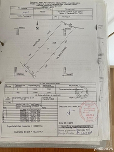 Teren extravilan, 15000 mp, comuna Glogova, 1.5 RON mp negociabil.