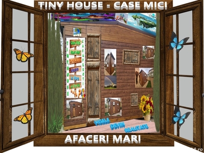 Tiny-House Afacere Birou De Locuit Vacanta Rulota Casa Mobila Pe Roti Hambar De Lemn Din Vis Natura