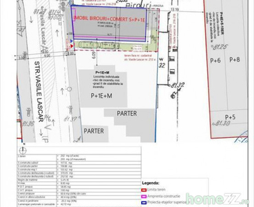 Teren Vasile Lascar cu AC in vigoare pentru S+P+1E