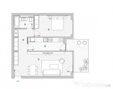 APARTAMENT 2 CAMERE 70MP + 2 LOCURI DE PARCARE - SILK DISTR