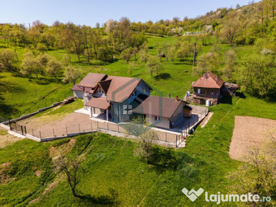 Casa noua de vanzare, retrasa, zona rustica, loc. Sesuri,...