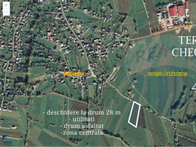 DE VANZARE - 10 arii + cota drum - teren intravilan CHECHIS