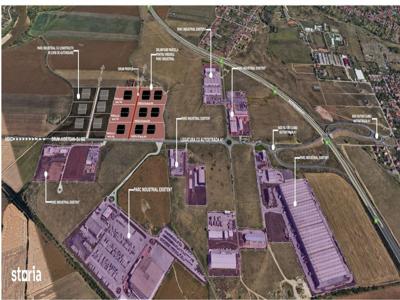 Teren intravilan Arad - Zona Industriala Sud - Loturi de minim 1 ha