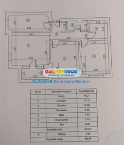 Apartament 3 camere