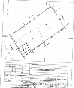 Teren 2035mp cu casa com. Popricani