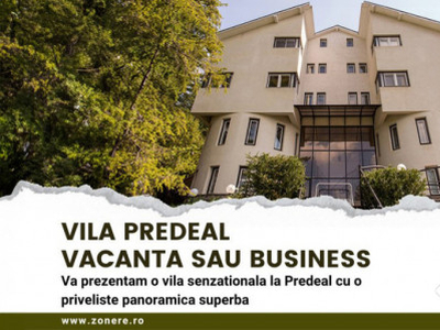 Vila Predeal refugiu pentru vacanta sau financiar pentru un