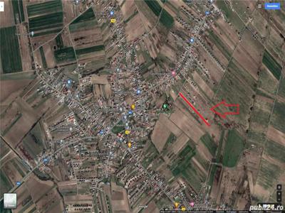 Intravilan, Sabareni centru, 625 mp, (543 net) deschidere suprafata neta 16 x 34,5 zona locuinte P+2
