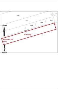 Teren intravilan 5011 mp - deschidere 24 ml la E85 - Bogdan Voda