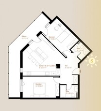 Apartament semifinisat | de vanzare | cu 3 camere | VIVO