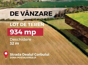 De vanzare 2 loturi de teren in suprafata totala de 934 mp str. Postalionului