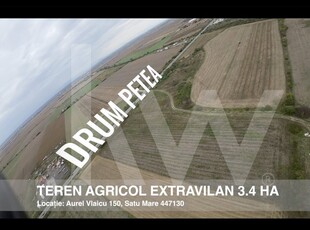 Teren Agricol 3.4 HA, Aurel Vlaicu 235, Satu Mare, 447130