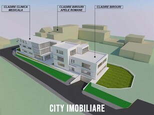 Teren+Proiect imobiliar S+P+2E Clinica, str. Vanatorului, Gruia de vanzare