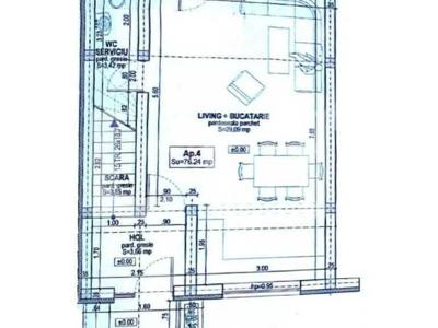 Apartament 3 camere, 110 mp, zona Cisnadie